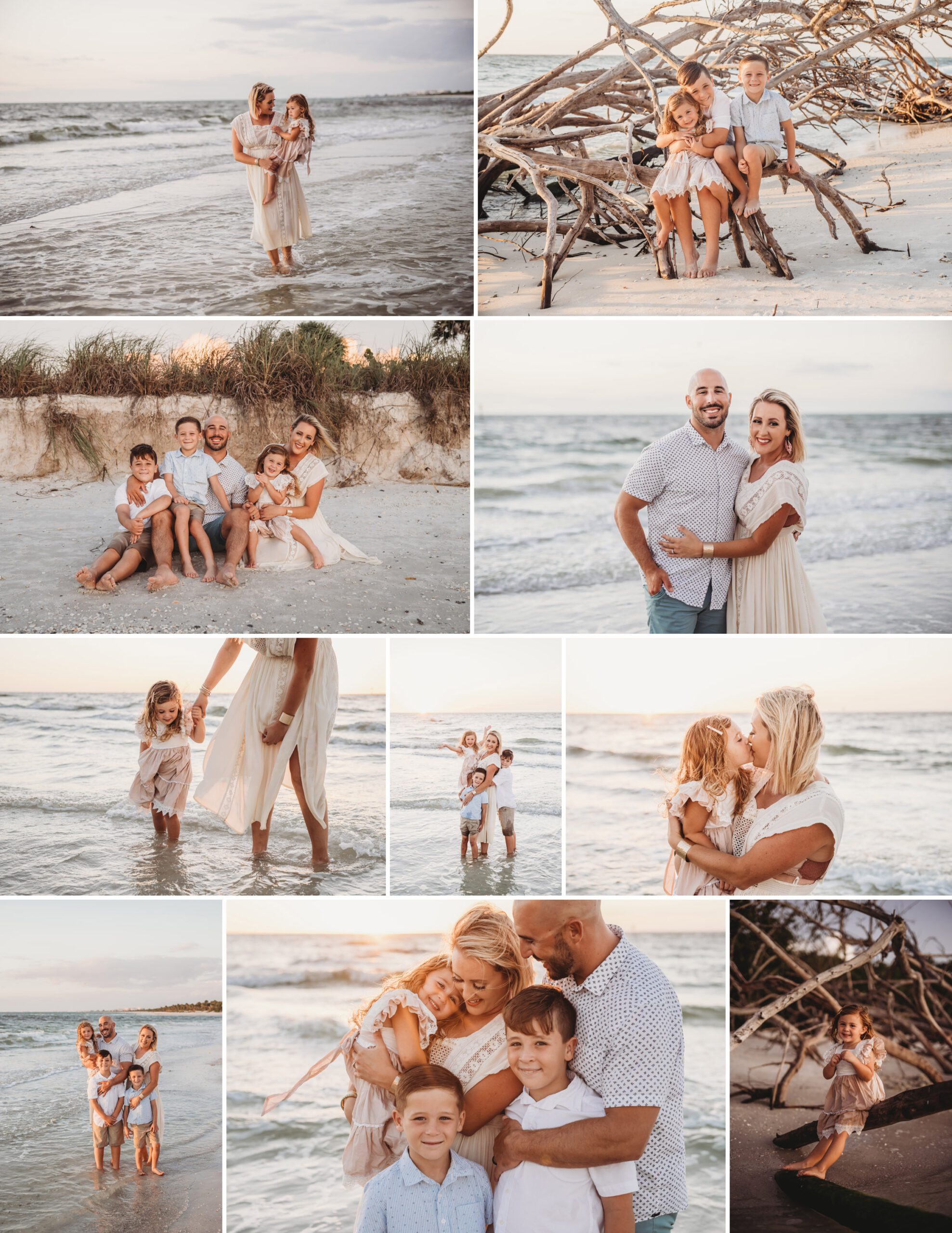 Holiday Family Beach Photo Shoot in Florida