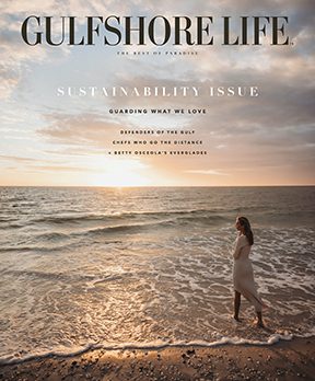 Kelly Jones photography on the cover of Gulfshore Life magazine