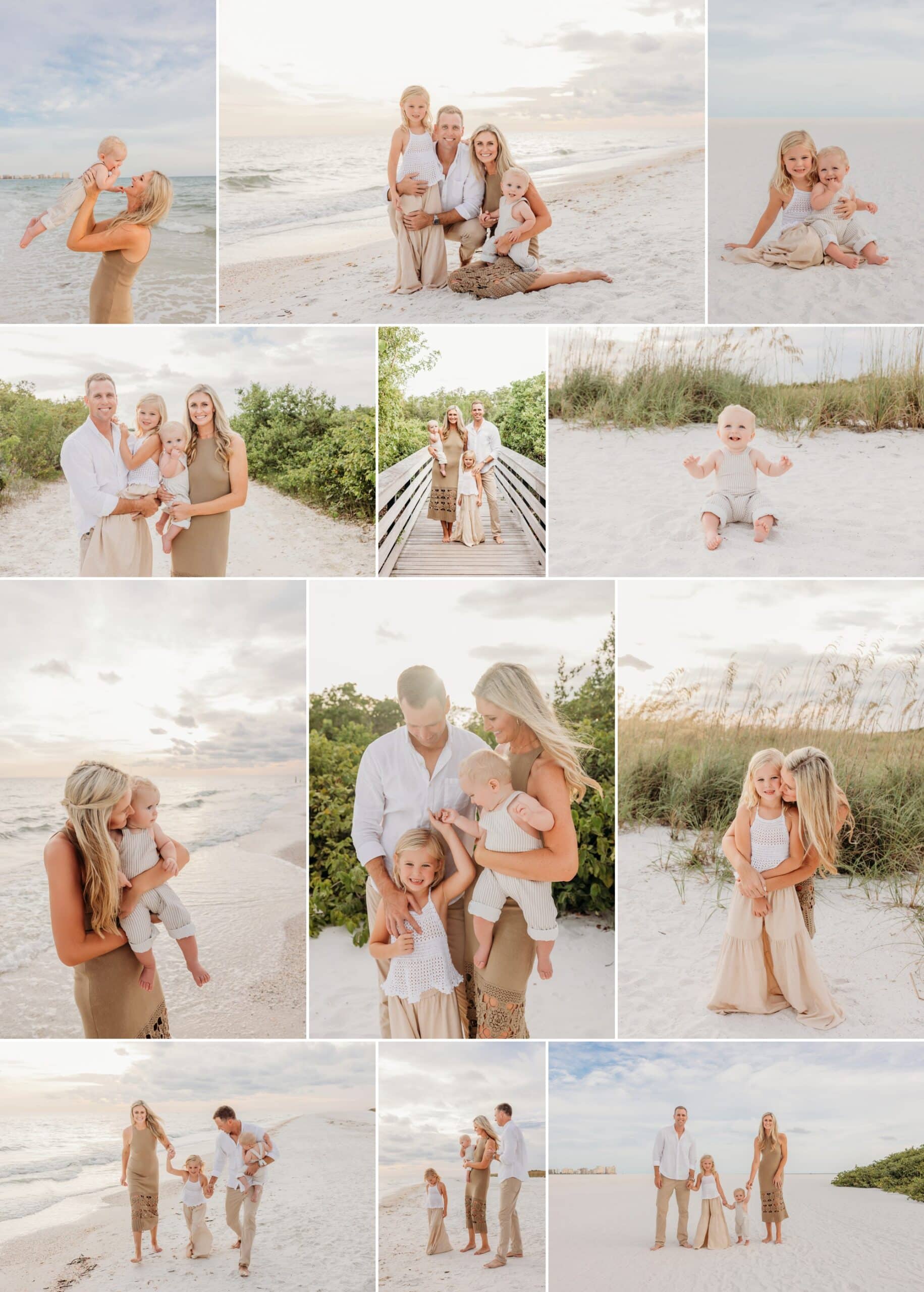 A Marco Island Family Photo Session on the beach