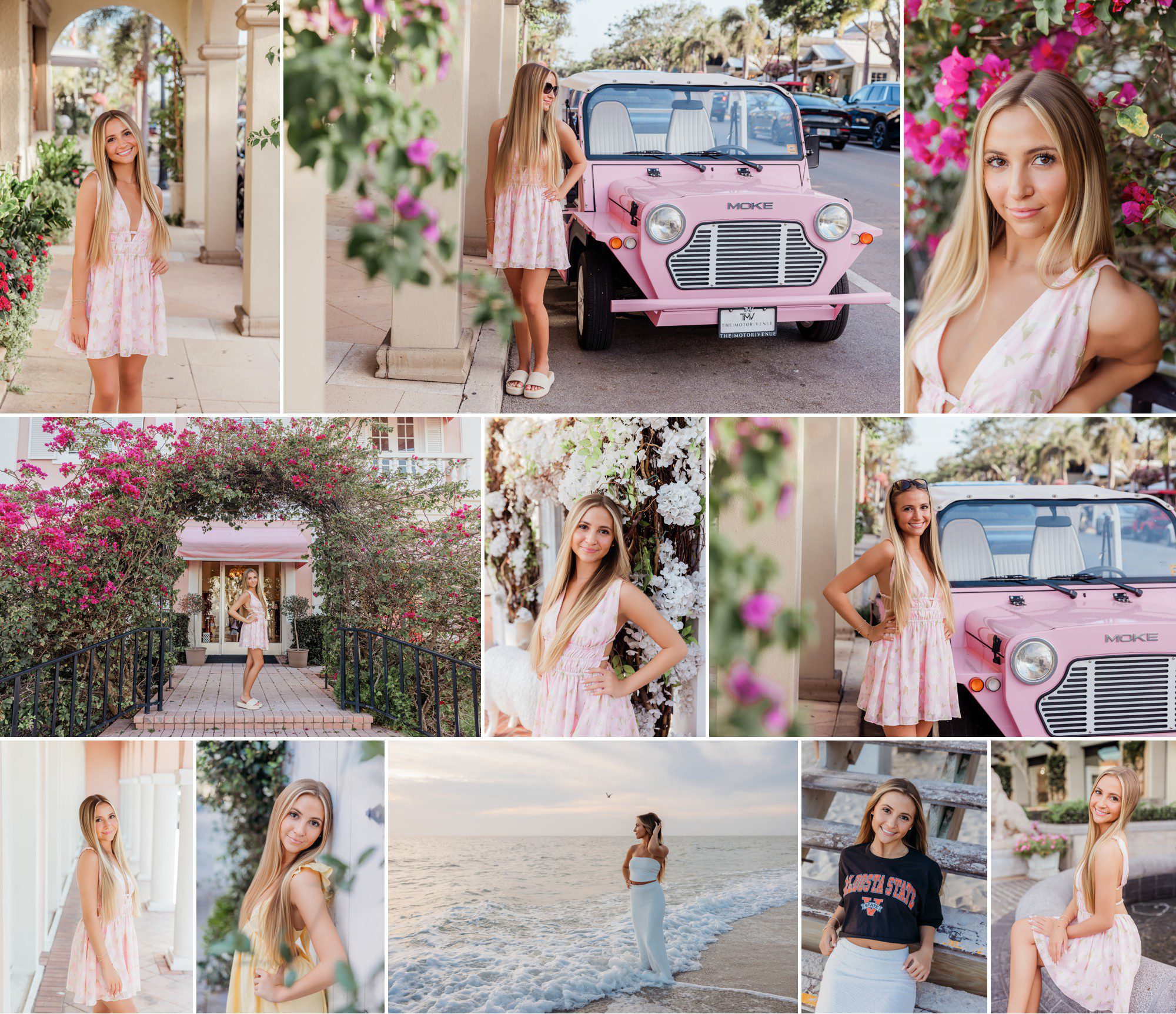 Naples senior girl portrait along the Gulf by Kelly Jones Photo